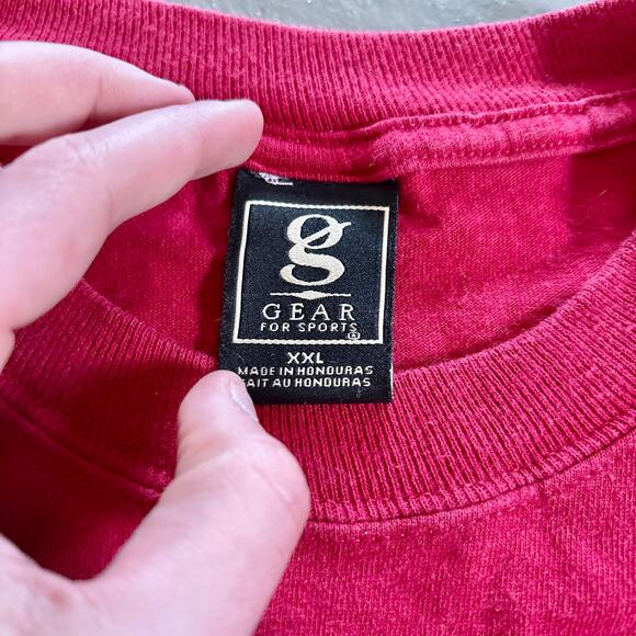 Vintage Nebraska Huskers Red Tee Shirt Short Sleeve XXL 2XL - Picture 4 of 5